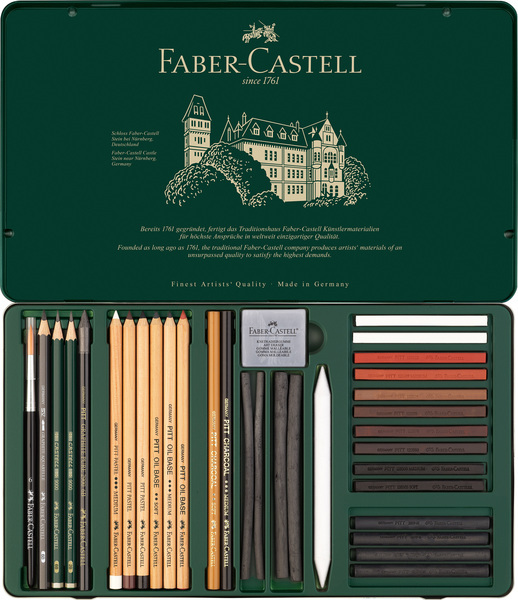 Faber Castell FC-112977 Pitt Monochrome Set Faber-Castell 33-delig Groot Top Merken Winkel